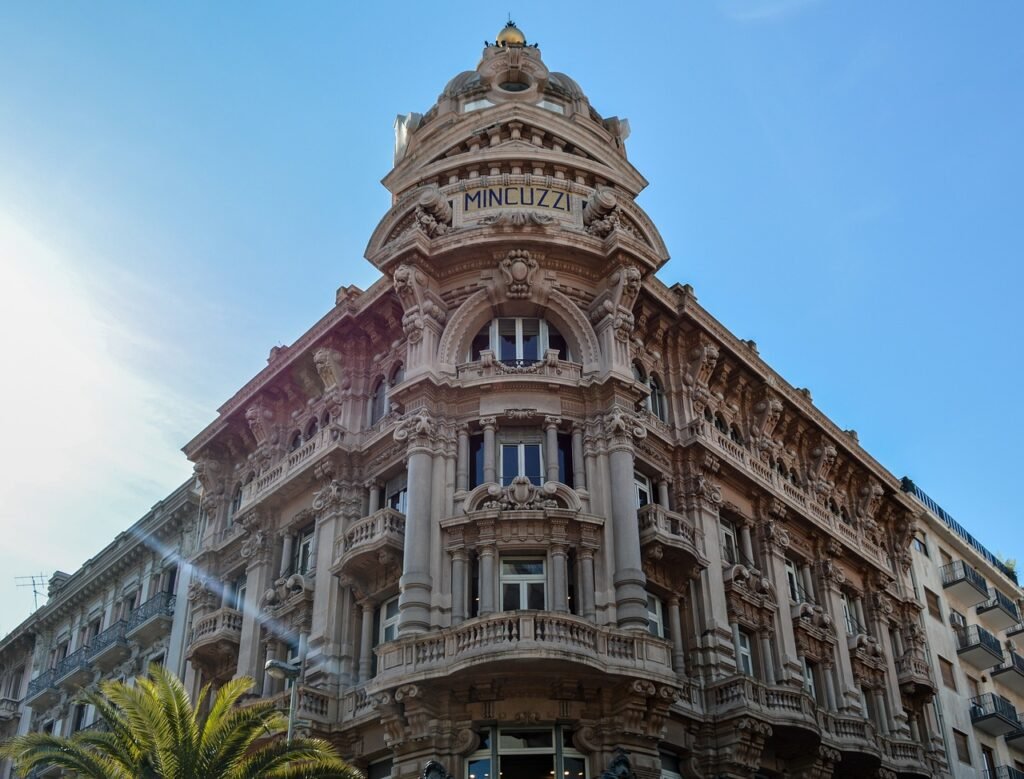 bari, palazzo mincuzzi, italy