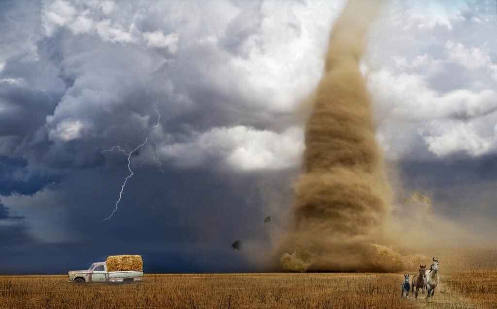 fantasy, storm, tornado